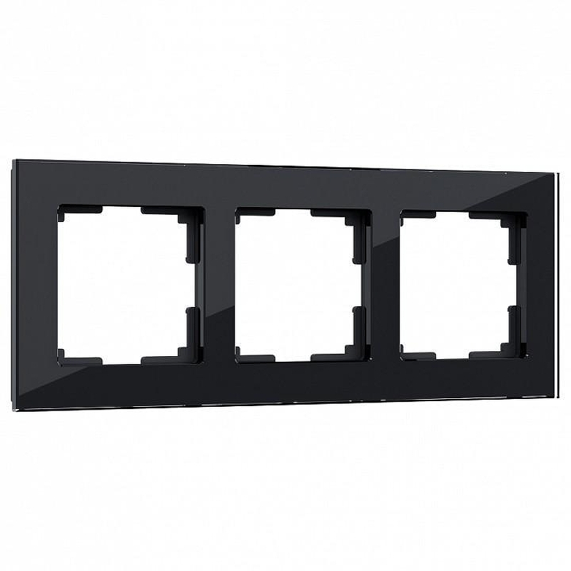 Рамка на 3 поста Werkel Favorit (черный) W0031108 цвет Черный