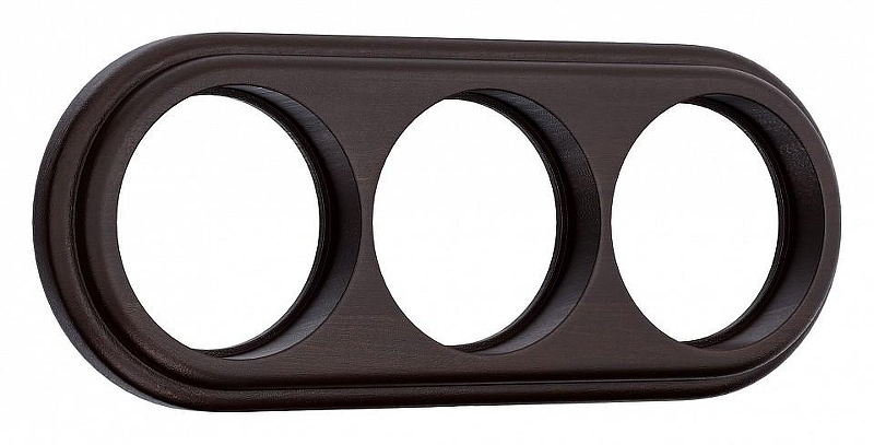 Рамка на 3 поста Werkel Legend (венге) W0035226 цвет Коричневый