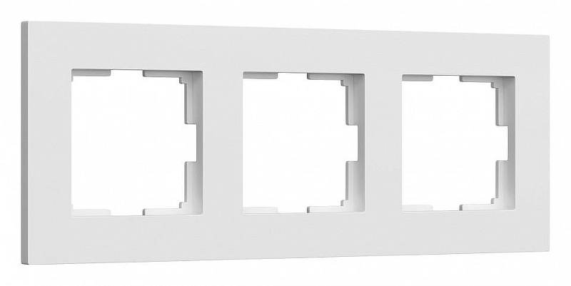 Рамка на 3 поста Werkel Slab (белый софт) W0032961 цвет Белый