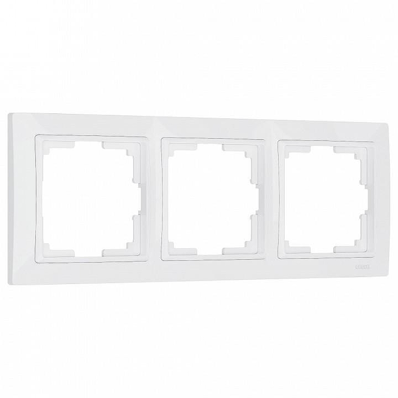 Рамка на 3 поста Werkel Snabb basic (белый) W0032001 цвет Белый