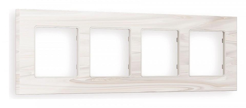 Рамка на 4 поста Ambrella Volt Grand AF930304 цвет Бежевый