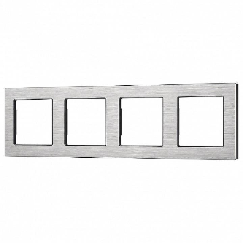 Рамка на 4 поста Arlight PRESTO 043863 цвет Серый