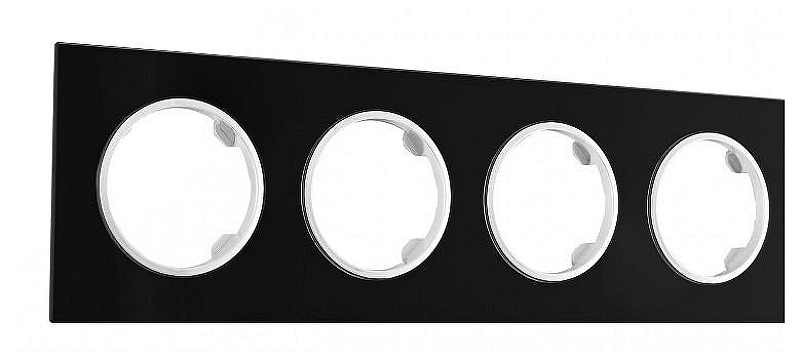 Рамка на 4 поста Arte Milano am-502.01 502.01-4.black цвет Черный