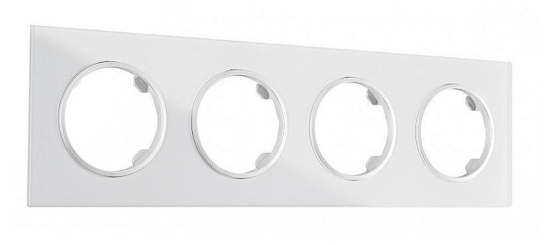 Рамка на 4 поста Arte Milano am-502.01 502.01-4.white цвет Белый