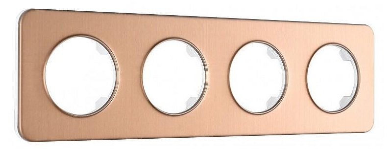Рамка на 4 поста Arte Milano am-502.07 502.07-4.brown цвет Коричневый