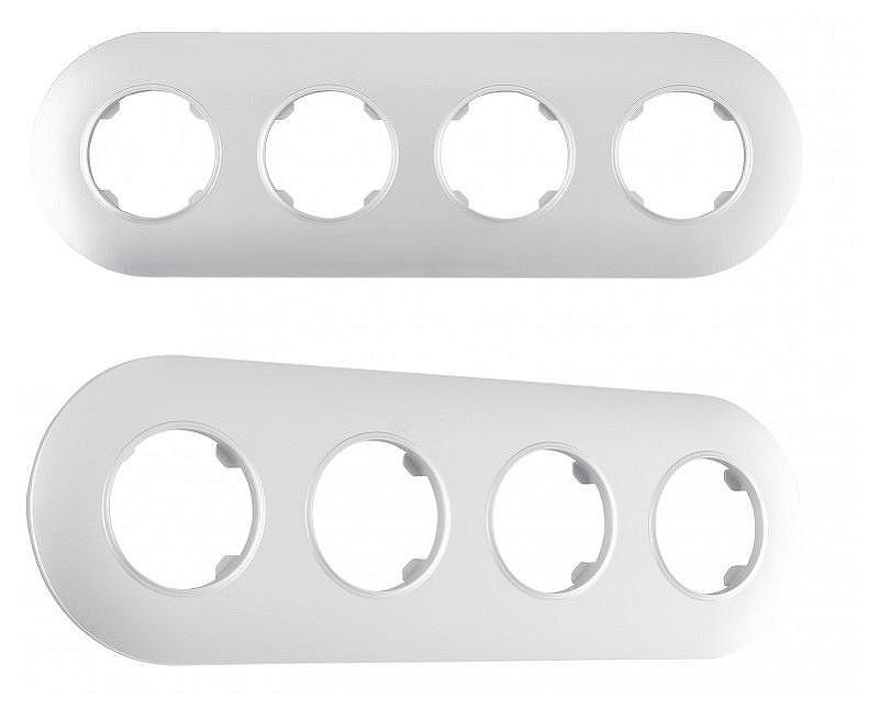Рамка на 4 поста Arte Milano am-502.08 502.08-4.silver цвет Серебро