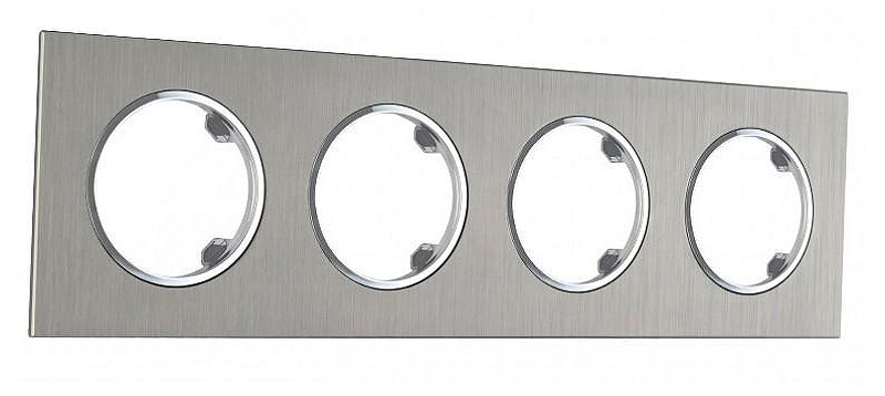 Рамка на 4 поста Arte Milano am-502.11 502.11-4.grey цвет Серый