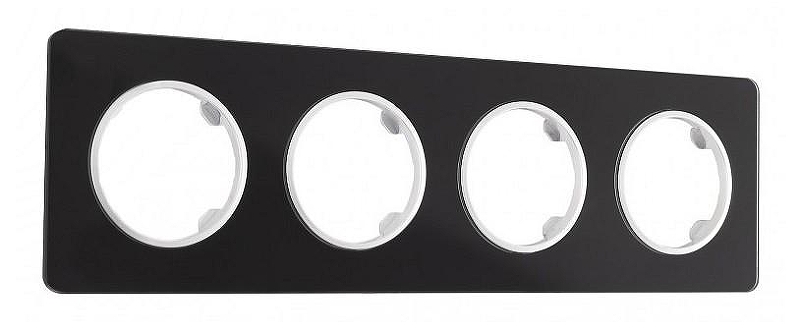 Рамка на 4 поста Arte Milano am-502.13 502.13-4.black цвет Черный