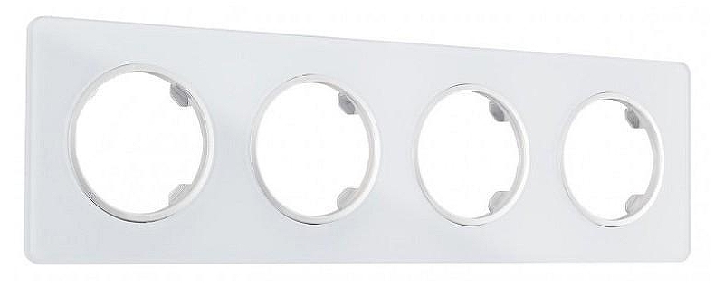 Рамка на 4 поста Arte Milano am-502.13 502.13-4.white цвет Белый
