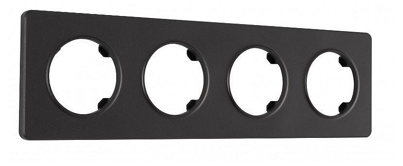 Рамка на 4 поста Arte Milano am-502.15 502.15-4.black цвет Черный