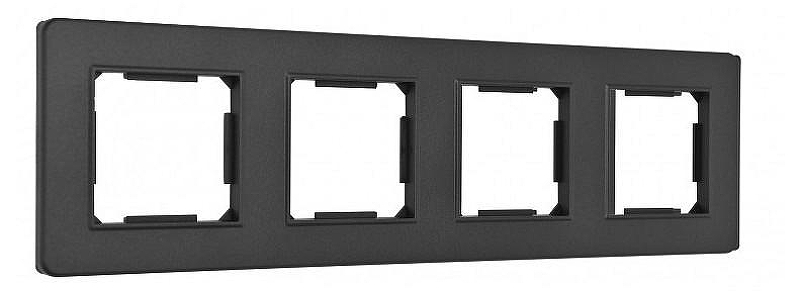 Рамка на 4 поста Arte Milano am-502.16 502.16-4.black цвет Черный