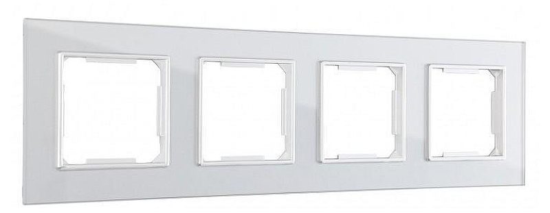 Рамка на 4 поста Arte Milano am-503.02 503.02-4.silver цвет Серебро