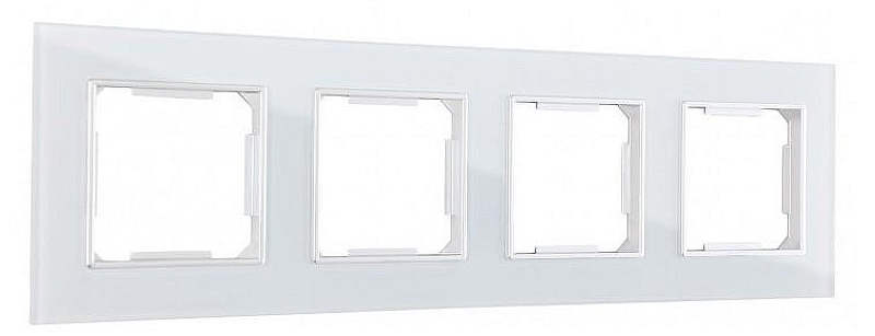 Рамка на 4 поста Arte Milano am-503.02 503.02-4.white цвет Белый