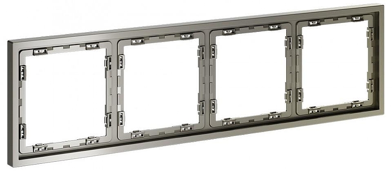 Рамка на 4 поста Voltum S70 VLS100404 цвет Бежевый
