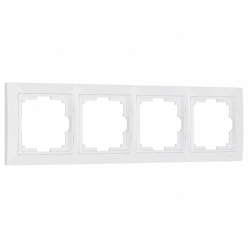 Рамка на 4 поста Werkel Snabb basic (белый) W0042001 цвет Белый