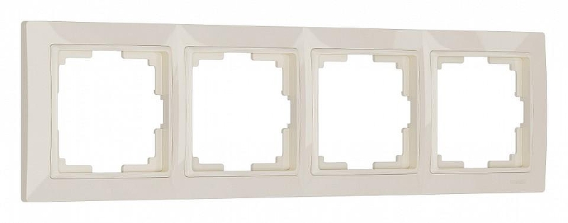 Рамка на 4 поста Werkel Snabb Basic (слоновая кость) W0042003 цвет Слоновая кость