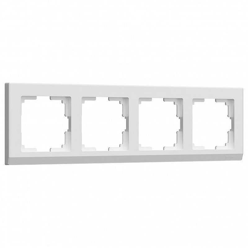 Рамка на 4 поста Werkel Stark (белый) W0041801 цвет Белый