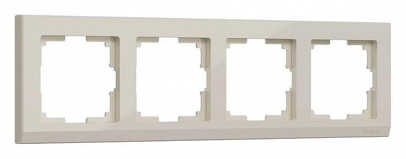 Рамка на 4 поста Werkel Stark (слоновая кость) W0041803 цвет Слоновая кость