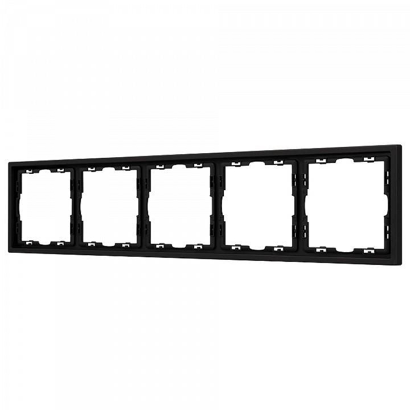 Рамка на 5 постов Arlight FRM 054228 цвет Черный