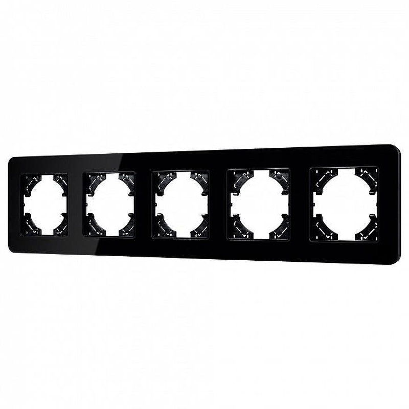 Рамка на 5 постов Arlight OMALI 049705 цвет Черный