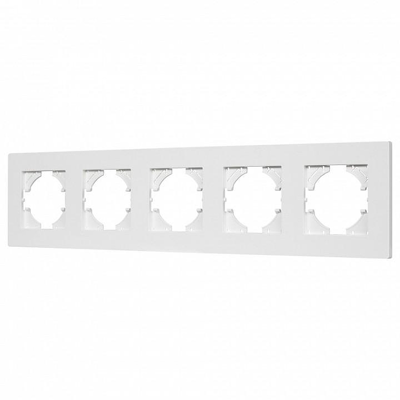 Рамка на 5 постов Arlight PERIO 049762 цвет Белый