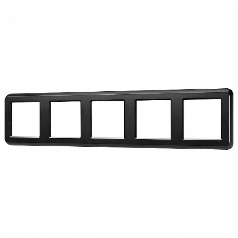 Рамка на 5 постов Arlight VERSA 045191 цвет Черный