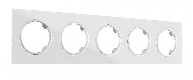Рамка на 5 постов Arte Milano am-502.01 502.01-5.white цвет Белый