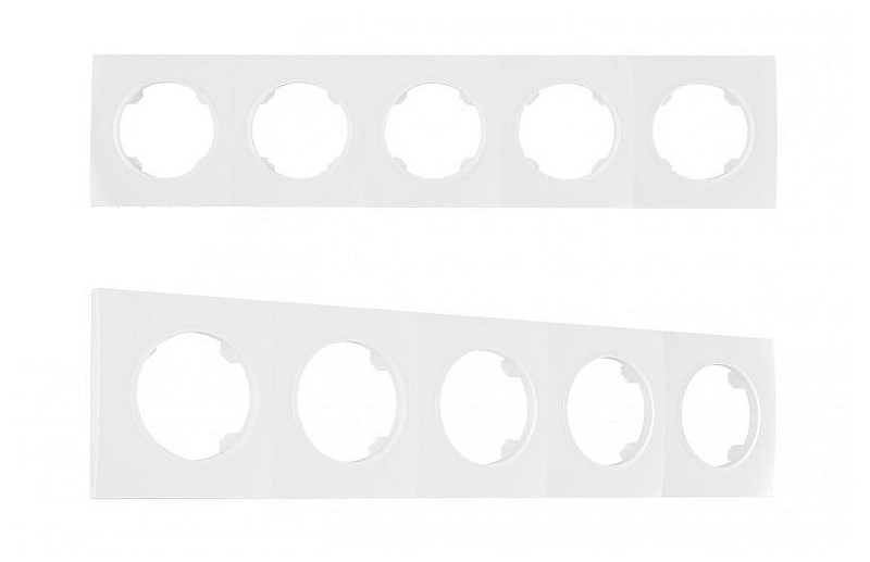 Рамка на 5 постов Arte Milano am-502.04 502.04-5.white цвет Белый