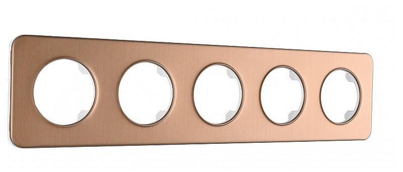 Рамка на 5 постов Arte Milano am-502.07 502.07-5.brown цвет Коричневый