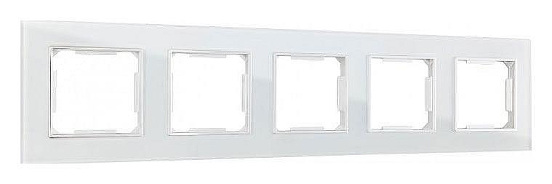 Рамка на 5 постов Arte Milano am-503.02 503.02-5.white цвет Белый