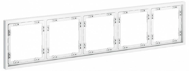 Рамка на 5 постов Voltum S70 VLS100502 цвет Белый