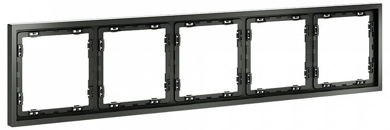 Рамка на 5 постов Voltum S70 VLS100506 цвет Серебро