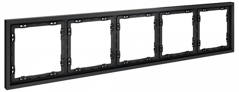 Рамка на 5 постов Voltum S70 VLS100507 цвет Графит