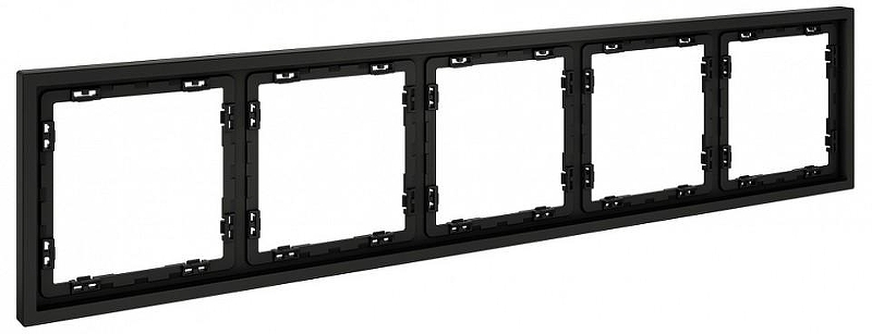 Рамка на 5 постов Voltum S70 VLS100508 цвет Черный