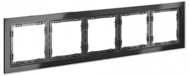 Рамка на 5 постов Voltum S70 VLS110507 цвет Графит