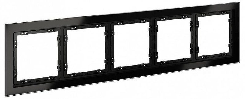 Рамка на 5 постов Voltum S70 VLS110508 цвет Черный