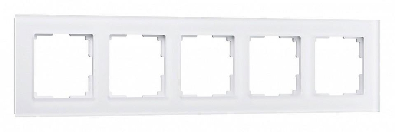 Рамка на 5 постов Werkel Favorit (белый матовый) W0051105 цвет Белый