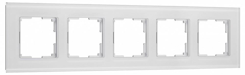 Рамка на 5 постов Werkel Senso белый soft-touch W0053101 цвет Белый