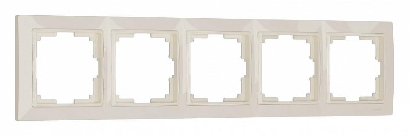 Рамка на 5 постов Werkel Snabb Basic (слоновая кость) W0052003 цвет Слоновая кость