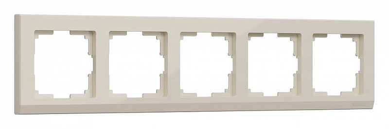 Рамка на 5 постов Werkel Stark (слоновая кость) W0051803 цвет Слоновая кость