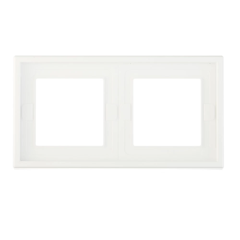 Рамка Systeme Electric ArtGallery двухместная белая (GAL440102)