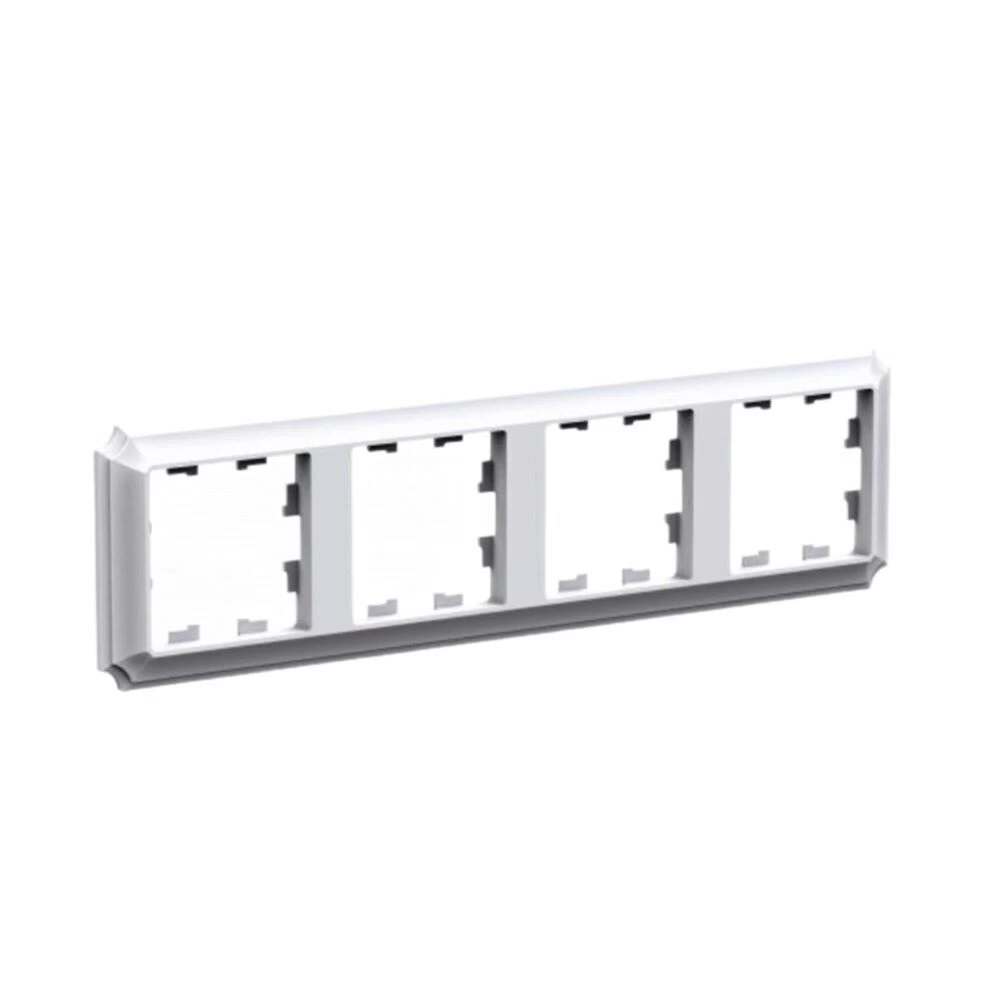 Рамка Systeme Electric AtlasDesign Antique четырехместная лотос (ATN101304)