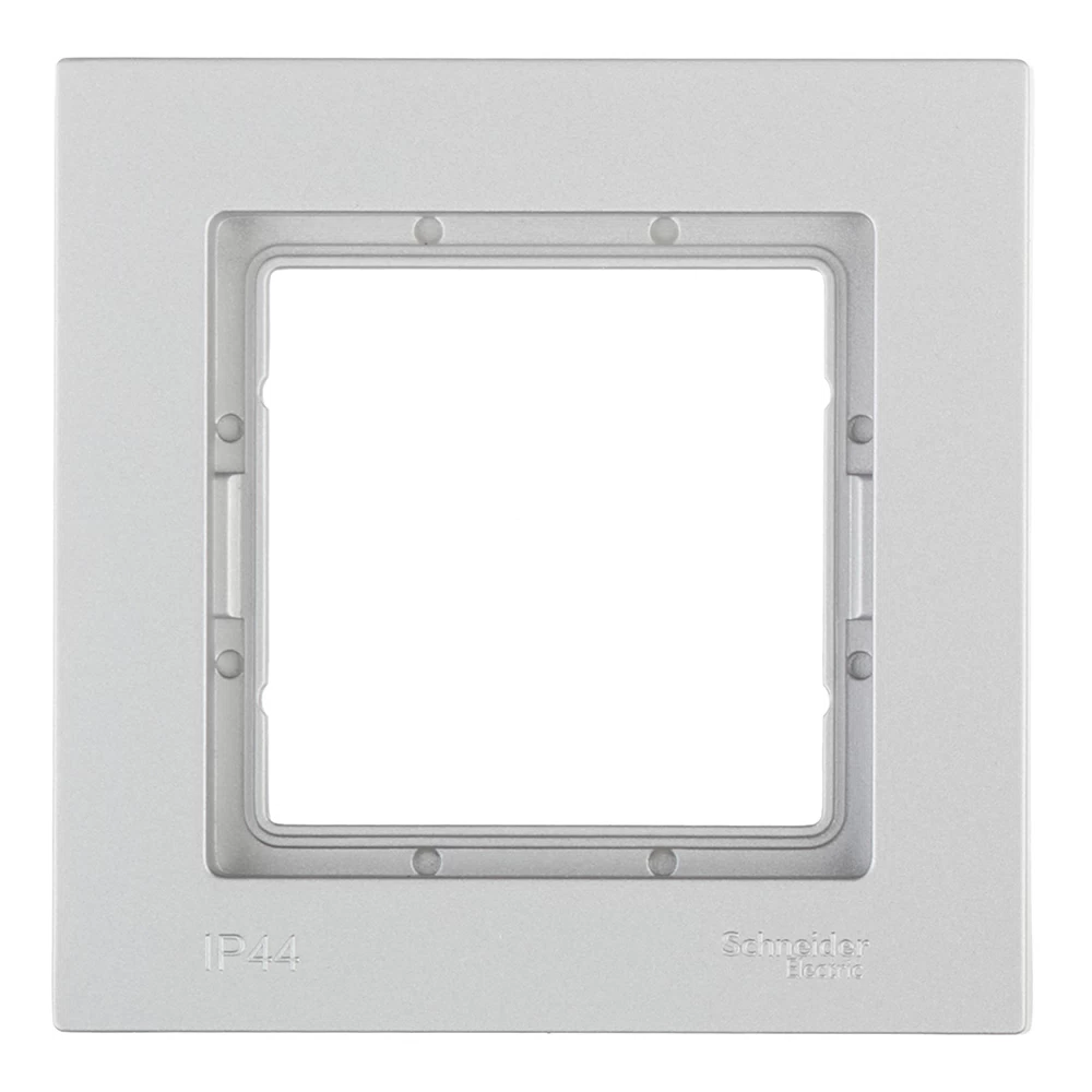 Рамка Systeme Electric AtlasDesign Aqua одноместная алюминий (ATN440301)