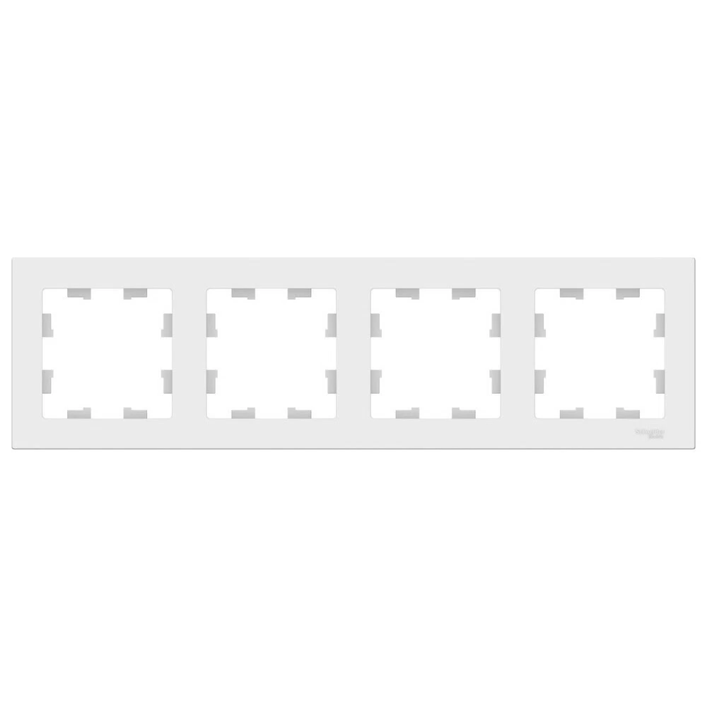Рамка Systeme Electric AtlasDesign четырехместная лотос (ATN001304)