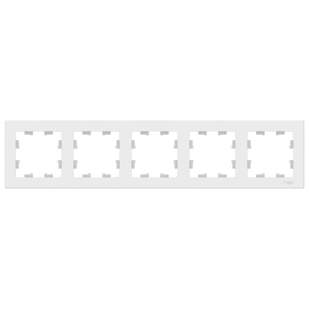 Рамка Systeme Electric AtlasDesign пятиместная лотос (ATN001305)
