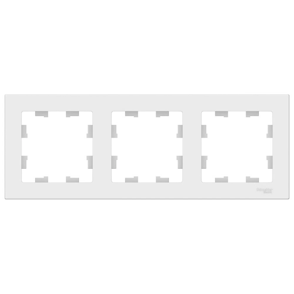 Рамка Systeme Electric AtlasDesign трехместная лотос (ATN001303)
