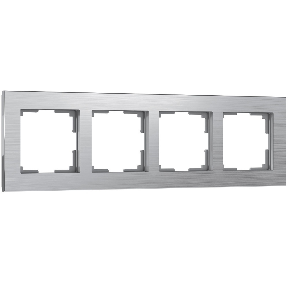 Рамка Werkel Aluminium четырехместная алюминий (a050953)