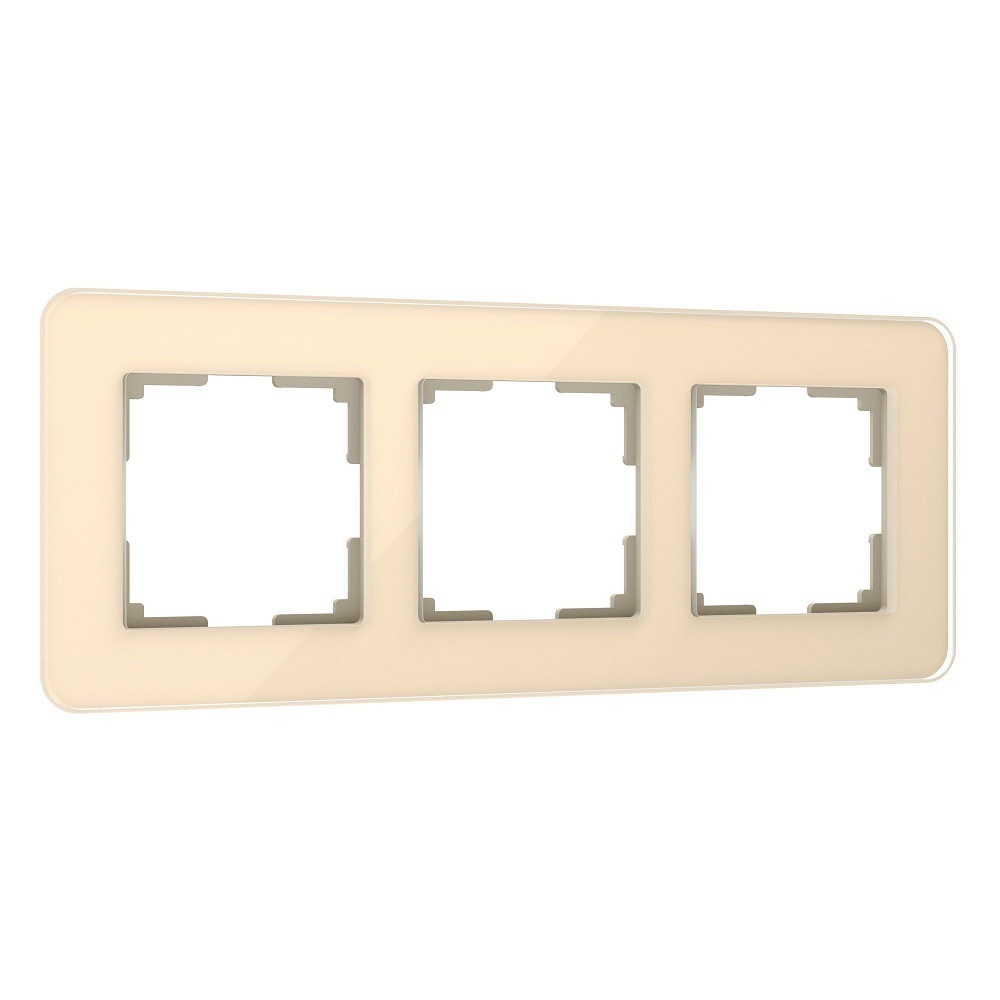 Рамка Werkel Elite трехместная айвори (a057884)
