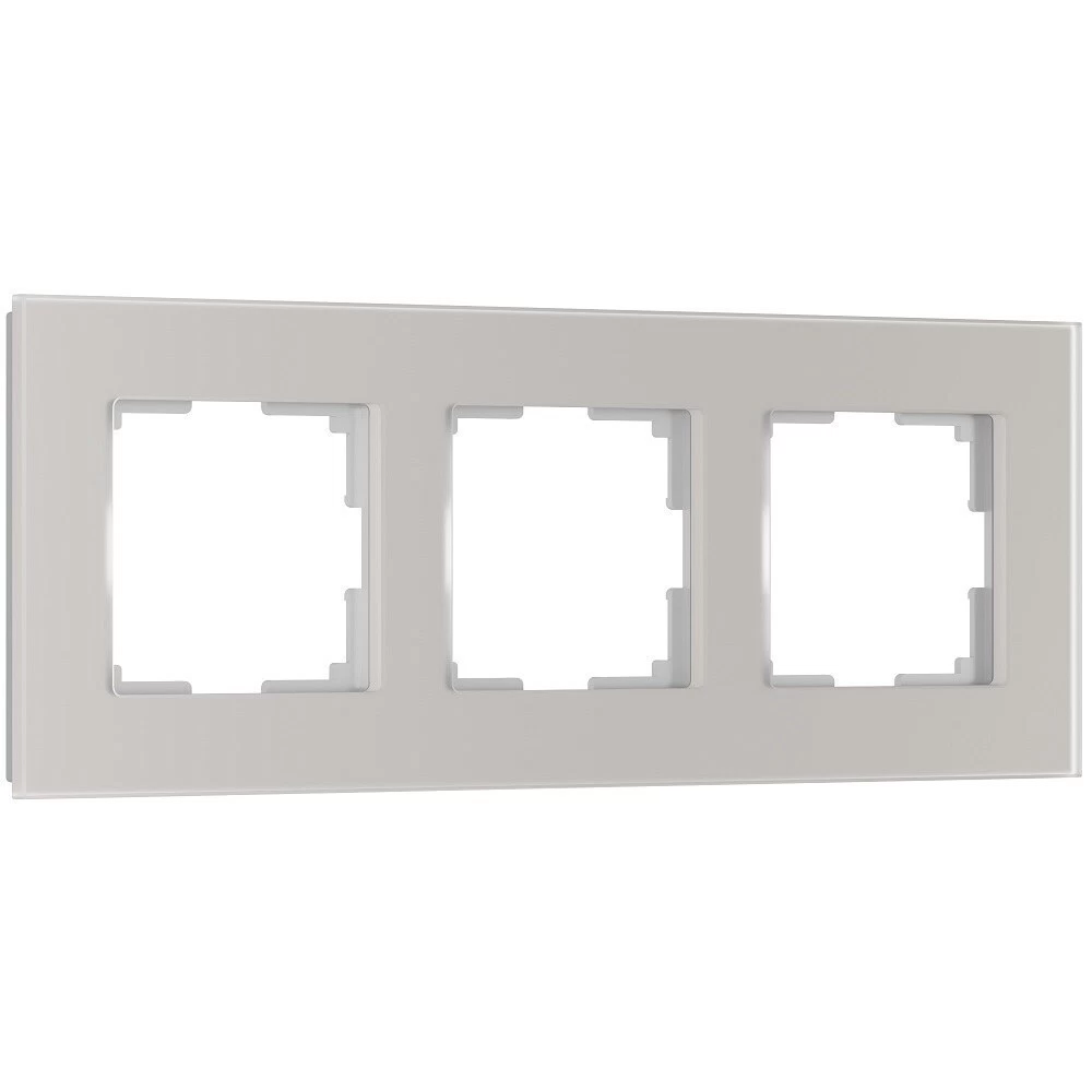 Рамка Werkel Senso трехместная дымчатая soft-touch (a067416)
