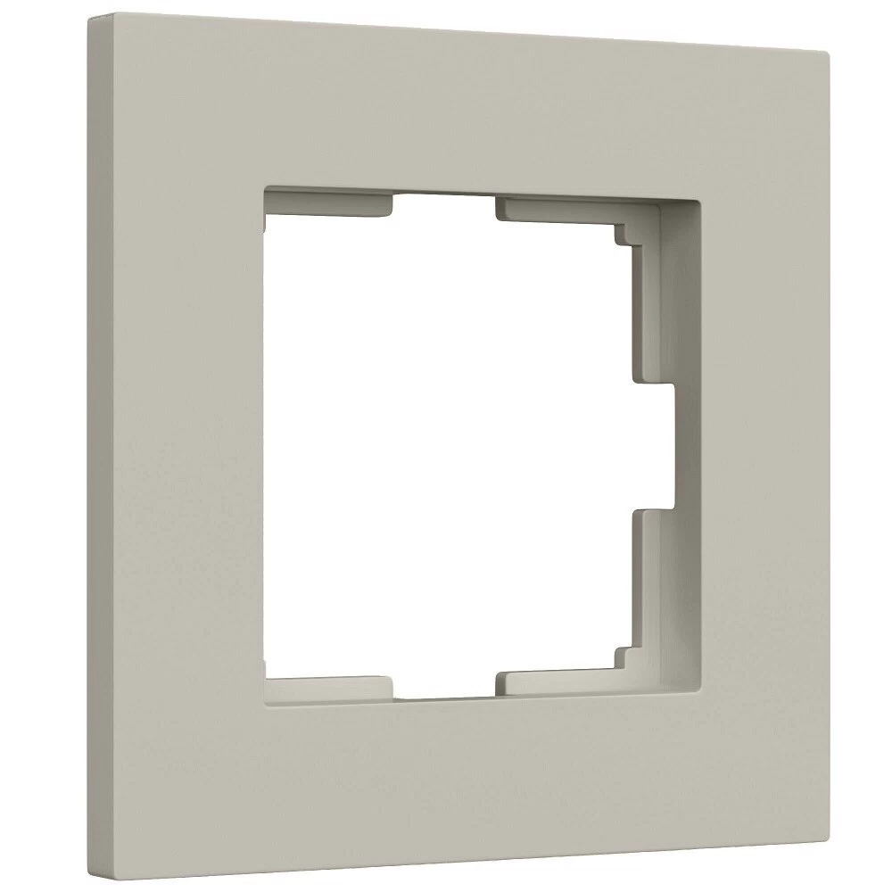 Рамка Werkel Slab одноместная дымчатая софт (a071622)